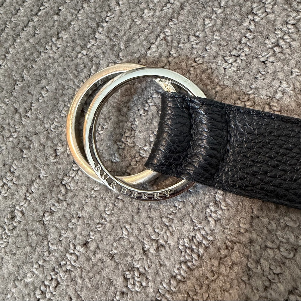 Burberry Leather Belt, Size M - Picture 5 of 9